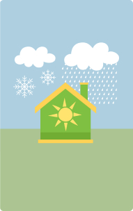 Víz- és hőszigetelés habbal